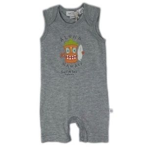 NWT Surf N Sea Earth Nymph Hawaii Tiki Baby Romper sz 0-3m